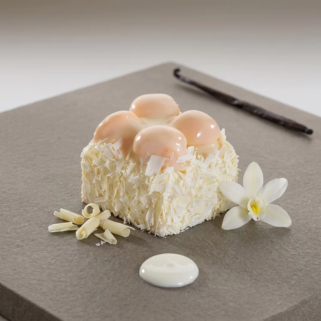 Beyaz Profiterollü Mono Pasta görseli 2